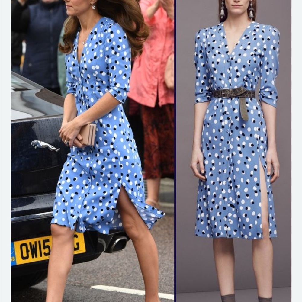 Altuzarra Size 10 blue gorgeous dress used 3 times so classy